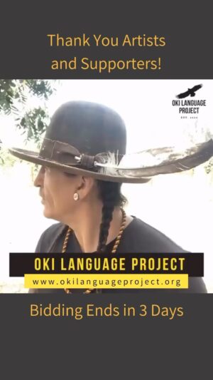 Indrani Pal-Chaudhuri Instagram - Three days remaining to donate or bid. Click the link in the @okilanguageproject bio to support this important endeavor. #nativeamerican #firstnations #indigenous #okilanguageproject #artsandcauses