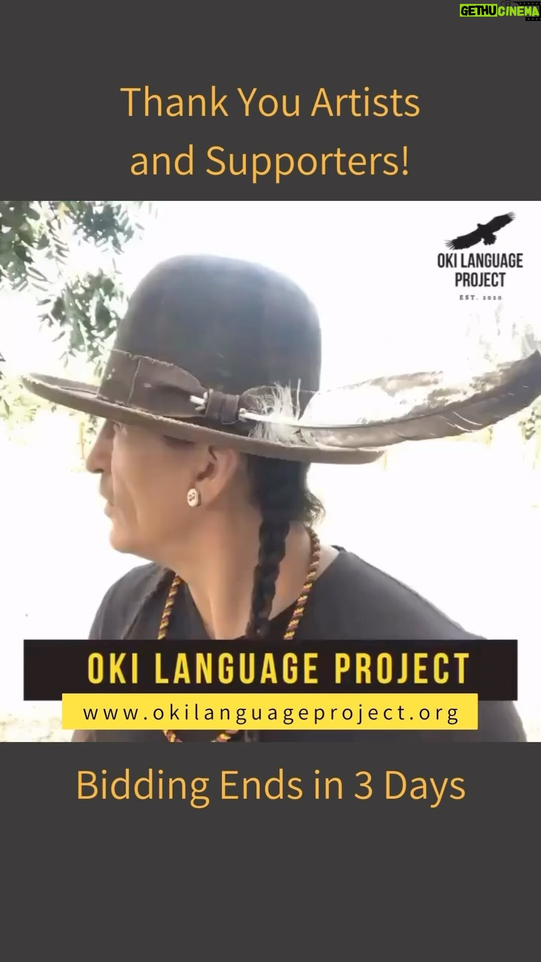 Indrani Pal-Chaudhuri - 1.2K Likes - Three days remaining to donate or bid. Click the link in the @okilanguageproject bio to support this important endeavor. #nativeamerican #firstnations #indigenous #okilanguageproject #artsandcauses