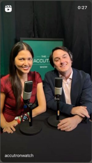 Indrani Pal-Chaudhuri Instagram - Happy to celebrate my birthday with joining #TheAccutronShow as it’s new co-host - for conversations with extraordinary people influencing our culture - with the brilliant David Barrett Graver, journalist and editor at COOL HUNTING and contributor to The New York Times Magazine, Vanity Fair, and Vogue. Former guests include #ToddSnyder, #NeildeGrasseTyson, #IsaacMizrahi, #KatieCouric, #CarolAlt, #DanielBoulud, and #ZaraRutherford. 
 
As a former introvert, who decided to be heard, I’m shocked to be enjoying this so much. Join us for the new season - and catch up on the podcast which launched this collaboration last year (below) - and please share any suggestions or comments!

From Accutron:

We’re thrilled to announce our new co-host for the fourth season of #TheAccutronShow podcast. Multi-disciplinary artist, celebrity photographer, filmmaker, and social justice advocate, Indrani Pal-Chaudhuri , was a former guest on the podcast (tap the link below to listen in), and will be joining current host David Barrett Graver, for another chapter of conversation about American consumer culture with an outstanding line-up of influential guests.

“As a mythopoeic artist, anthropologist, and conscious innovator, I explore regenerating cultures, ecosystems, and personal transformation to inspire a more radically optimistic future,” says Indrani. “I am thrilled to be joining The Accutron Show and co-host with David to tell more inspiring stories from outstanding personalities.” 

We are excited to welcome Indrani to the family. Stay tuned this September for our fourth season.

https://bit.ly/3OmWqOw 
#culture #conversationstarters #womenempowerment #amplifymelanatedvoices #introvert #cohost