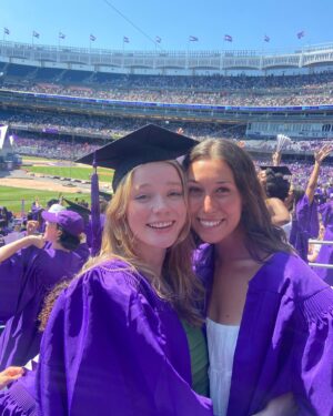 Ines Høysæter Asserson Instagram - oops jeg bada!
happy grad everyone💜
#nyu2023 #nyugraduate