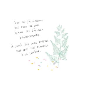 Ingrid St-Pierre Instagram - @petiteplage.tattoo merci de dessiner mes mots 🤍 demain je vous dépose ici l’Onoclée, la nouvelle chanson en forme de fougère des bois. 🌿