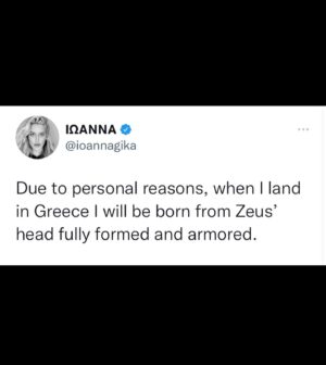 Ioanna Gika Instagram - Greek Independence Day was yesterday so here is a collection of the only thing I ever tweet: Greek dad jokes.