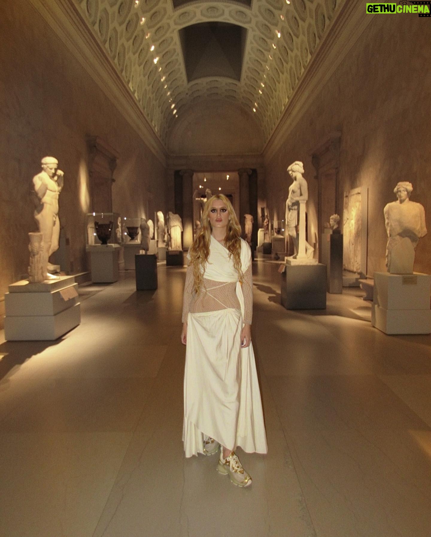 Ioanna Gika - 1.2K Likes - My utmost gratitude and thanks for having me perform at The Metropolitan Museum Of Art @jacolbysatt @metmuseum
Jacolby, you are brilliant, and it is my distinct honor to be a part of your amazing installation and music series.
Many thanks to the phenomenal Diaphanous Ensemble and @princejasmine_ @swidlerfiddler @che_buford @aimeetanzt @kirinmcelwain whose beautiful talent and energy brought the music to life, and to @timothywilliamsofficial for his wonderful arrangements.
To the team at @metmuseum , to @patrickstop and @izzyho to @bstosuy , @allie.old , and @leahskyedoan , and @juddgreenstein , Nick and everyone who worked hard to bring this together, to Dior for dressing me in their beautiful creations and additional thanks and love to @libertyross
Photos in frame 1 and 2 by my dear friend, the talented @kesh
To all my true friends who flew in, showed up, called, texted, posted, sent flowers to show support for this occasion. These are gestures I do not forget. I am filled with gratitude for your generosity of spirit, depth, and thoughtfulness.
To me, Jacolby’s brilliance, bravery, and strength in a world filled with strife, pain, and conflict, bursts through with one of the most defiant acts of all: love
Thank you
Art by @jacolbysatt
Music arrangement: @timothywilliamsofficial
Met tech @harrycorthell
Outfit: @dior
Makeup: @shyannalundi
Hair: @henryzeegers
Skin care: @isawellness.co
Additional photos: @waseem
@izzyho
