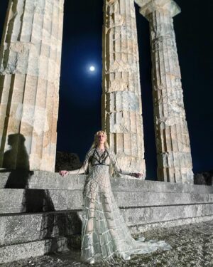Ioanna Gika Instagram - 🏛️🪼 Anniversary of playing the Dior show in Greece. It was an absolute honor to perform with the incredible orchestra conducted by the talented Oliver Coates in my country of heritage, and I wanted to share a glimpse of rehearsal footage. 

The 70 piece City of Athens Symphony Orchestra breathed life into my album in a way that moved me very deeply. Rehearsals took place at the legendary Maria Callas Theater in Athens, and Timothy Williams arranged the pieces with vivacity and speed. Forever grateful to @dior @mariagraziachiuri @racheleregini @michelgaubert @theeryanaguilar @ollycoates @opanda.gr @timothywilliamsofficial @chriselmsmusic and many others for this wonderful experience.