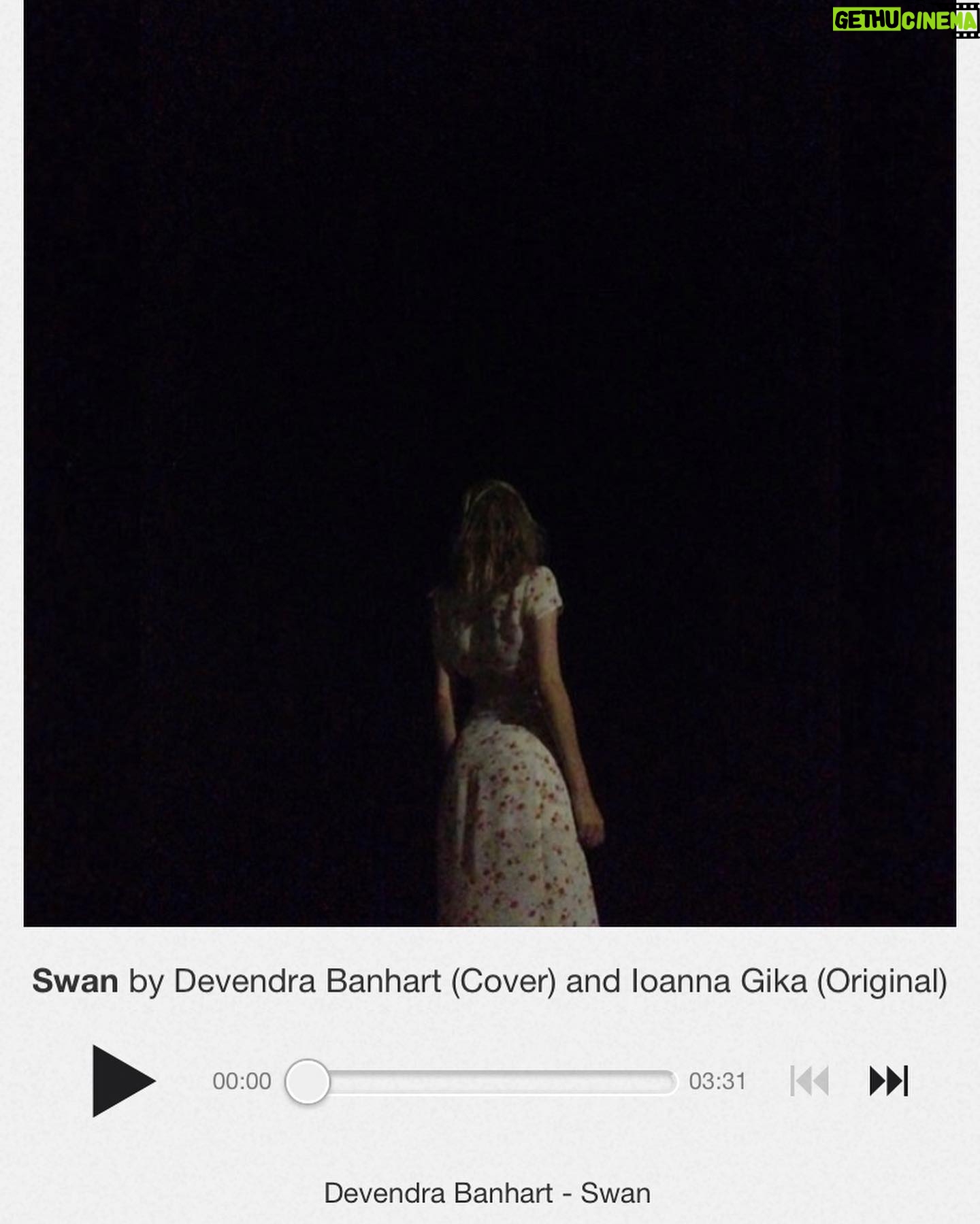 Ioanna Gika - 1.9K Likes - A cover of my song ‘Swan’ by Devendra Banhart is out now. It is a pleasure to hear the song through Devendra’s distinct voice and vision. He is not only a prodigious artist, but one whom I have always appreciated for the way that he fosters community. Together, we have decided that that we would like all proceeds from this cover to go to the Downtown Women’s Center in Los Angeles. Providing housing, healthcare, and assistance, the @dwcweb is an important organization and one that is meaningful to us both.
Song in bio. Donations can be made in any amount. Second frame, artwork photo of me by @devendrabanhart