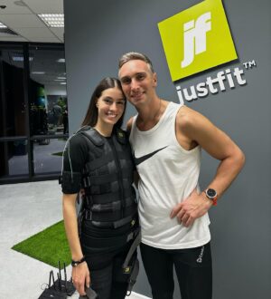Irakli Makatsaria Instagram - We are officially OPEN ✅ @justfit.ge გელოდებით ჩვენთან! 🫶🏼
#EMS #JUSTFIT #Georgia #Sport #fitness