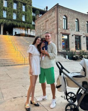 Irakli Makatsaria Instagram - My Happiness! 🫶🏼🤍
#love #family @tsitelkuda