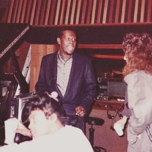 Irene Cara Instagram - Here's Luther Vandross working on an arrangement of Fame for the record. This quote from Dean Pitchford says it best: "He came in, listened down to the track. We got to the end of the chorus and he said, 'Back it up, back it up! Check this out.' And Irene Cara sang, 'Baby remember my name,' and he went, 'Remember, remember, remember...' and we all went, 'Oh! That's terrific!' Luther Vandross is the one who not only came up with 'remember, remember, remember...' but he also stacked the voices on top of, 'I'm going to learn how to fly high.' He did that. He made a couple of other contributions around the edges, but the 'remember' was the major one."