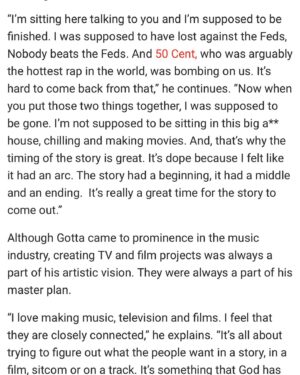 Irv Gotti Instagram - Big Shouts to @thegroveness @ebonymagazine for this dope article on me. And the Documentary. Y’all read it. Let me know if y’all enjoy it. Let’s see if this positive shit goes Viral. Probably Not. Lol. But y’all check it out. Let me know what y’all think. #murderincdocumentary #tales #visionaryideas #murderinc TUESDAYS AT 9PM ONLY ON @bet