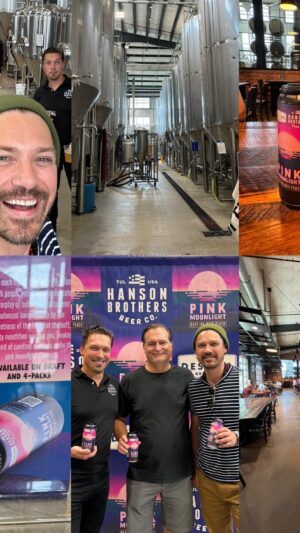 Isaac Hanson Instagram - Release week of Pink Moonlight, sounds like a great time for a visit to see our friends and collaborators at @destihlbrewery ! IL beer fans come and get a fresh Pink Moonlight while ir lasts right here where it was born. Cheers! 🍻