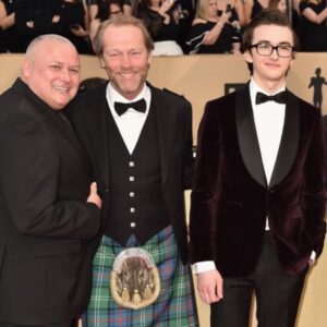 Isaac Hempstead-Wright Instagram - As many of our lovely Thrones SAG Awards lads as I can fit into one picture! Thank you to @burberry for the most beautiful suit. What a brilliant evening - congratulations to all the victors. But it's goodbye sunny LA for now, time to go back to work...