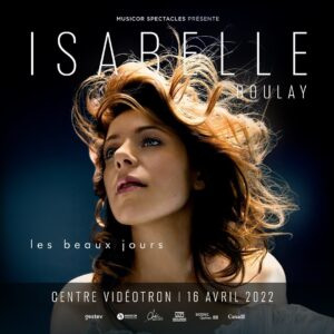 Isabelle Boulay Instagram - « Les beaux jours, ce sont les moments forts et inoubliables de nos vies, les instants si chers de partage et d'étreintes, la douceur et la soif de vivre et l'assurance de les voir toujours revenir… Au public qui me manque tant, je veux vous dire que je suis heureuse de savoir que vous serez à nouveau mon plus bel horizon. » Isabelle

✨ Une soirée unique le 16 avril 2022 au @centrevideotron à Québec à ne pas manquer!

🎟️ Lien dans la bio!