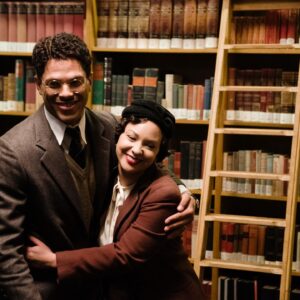Isha Blaaker Instagram - MEET THE CAST: Jasmine Cephas Jones is “Elizabeth Davis” and “Dr. Allison Davis” is Isha Blaaker in Ava DuVernay’s ORIGIN. This dynamic couple laid the academic foundation for many of the ideas explored in the film around the notion of caste in America. Their journey took them from the segregated south of the United States to Berlin, Germany during the rise of Nazism. Isha and Jasmine beautifully embody these trailblazers as they endeavor on a landmark - and often dangerous - journey. @ishablaaker @jazzy_joness
