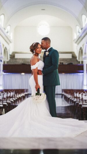 J. Alphonse Nicholson Instagram - In the blink of an eye you captured my soul. Love you my pretty baby! Let’s do it again in five years. 🤞🏾🖤🥂♾ @heyfeesha 

📸 @montanadennis