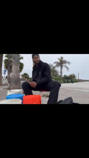 J. Alphonse Nicholson Instagram - Decided to go to #SantaMonicaPier yesterday evening and get some #streetdrumming in! Felt good to be back on a street corner. Link to full video in my IG story.  Special dance performance that you don’t want to miss!😄🤣 #steadygrind #streetdrumming #youtube