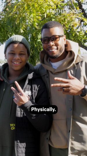 J. Alphonse Nicholson Instagram - “Seeing him grow... that’s my favorite part” 🥹🫶🏾

@j_fonz navigates through #Fatherhood with INTENTION– makong it a priority to find balance within his career, setting aside time for self-care, and pouring back into his son Bryce.🖤 

Tap the link in our bio to see the full gallery with J Alphonse! #FatherNoir is a visual celebration of Black fatherhood created by @producertommy and shared via photo & video by @BlackLove throughout June.

(📷: @producertommy)