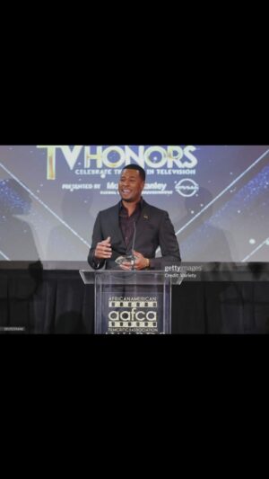 J. Alphonse Nicholson Instagram - Thank you @aafca for this amazing honor and recognition. 
Thank you to my pretty baby @heyfeesha ❤️ and my children for all your love and support. Thank you @starz , @katorihall and my @pvalleystarz family. Thank you to my family,friends,and fans. Being recognized for your work by your community is a wonderful feeling that I will never take for granted. Congratulations as well to my good brother @alldaynicco and the cast of #PVALLEY 🥂🙏🏾