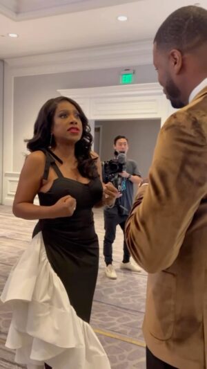 J. Alphonse Nicholson Instagram - Truly a moment I will never forget. Thank you @thesherylleeralph for such kind words. The legend @marlagibbs4real with the cameo! #steadygrind 

📸 My pretty baby @heyfeesha
