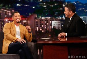 J. D. Pardo Instagram - Thanks for being my first late night Jimmy and thanks for the laughs! Love you all! @jimmykimmellive #jimmykimmel #mayansmc