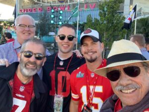 J. D. Pardo Instagram - SUPER BOWL !!! Grateful to be here. Praying the players on both teams come out of this healthy and return home safely. Go Chiefs! #superbowl #miami #chiefskingdom