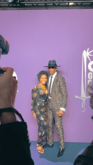 J.B. Smoove Instagram - One thing @shahclectic and I are going to do, is look fly for the occasion🔥

Thank you @gq for allowing me to host the Global Creativity Awards. A time was had celebrating dope creators in the game. 

Fit details: 
@joshuakanebespoke Suit 
@ysl Boots 
@louisvuitton Shades Gold
@bensonwatch Watch and Bracelets
@stephenseonyc on the tuxedo shirt 

🎥: @karllunz