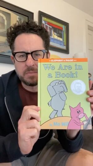 J.J. Abrams Instagram - Who doesn’t love @jennifer.garner , @savethechildren  and @nokidhungry ?

Our family is proud to support their amazing work and hope you’ll consider doing the same. Stay safe, everyone!

Repost from @savewithstories
•
“We Are in a Book!” by @mo.willems.studio - read by @jjabramsofficial
.
THIRTY MILLION CHILDREN rely on school for food. Responding to the needs of kids during these school closures, @savethechildren and @nokidhungry have a new fund @SAVEWITHSTORIES to support food banks, and mobile meal trucks, and community feeding programs with funds to do what they do best—and also—with educational toys, books, and worksheets to make sure brains are full, as well as bellies.
.
If you can manage a one time gift of $10, please text SAVE to 20222. If another amount would work better for you, please visit our website—link in bio. There is no maximum and there is no minimum—together we will rise and together we can help.
.
Thank you and stay safe. XX
#SAVEWITHSTORIES