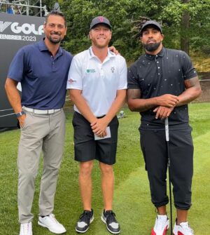 J.R. Ramirez Instagram - I couldn’t sleep last night for this reason! 🤯 What a day! Thank you @parkinglotpro @livgolf_league for such an incredible experience. @talorgooch @westwood_lee you guys are total class acts man. Appreciate you fellas letting us chop it up with guys! Good luck tomorrow ⚡️