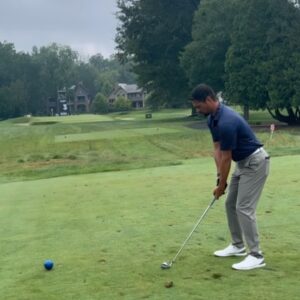 J.R. Ramirez Instagram - I couldn’t sleep last night for this reason! 🤯 What a day! Thank you @parkinglotpro @livgolf_league for such an incredible experience. @talorgooch @westwood_lee you guys are total class acts man. Appreciate you fellas letting us chop it up with guys! Good luck tomorrow ⚡️