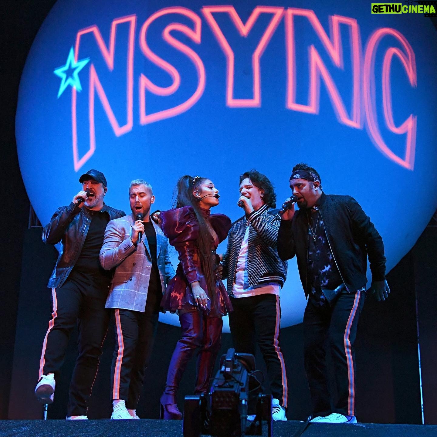 JC Chasez - 41.6K Likes - Thanks again @arianagrande for sharing your stage one year ago to the date and making my @coachella dreams come true with some @nsync love 🖤🖤🖤 4.14.19