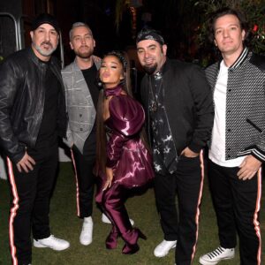 JC Chasez Instagram - Thanks again @arianagrande for sharing your stage one year ago to the date and making my @coachella dreams come true with some @nsync love 🖤🖤🖤 4.14.19