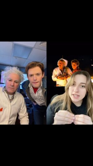 JJ Niemann Instagram - listen I think she’s onto something…
•
•
•
•
•
#broadway #actor #theatre #theatrekid #musical #musicaltheatre #backtothefuture #martymcfly #reaction