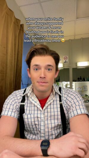 JJ Niemann Instagram - the most surreal day ever. no words I could say that could encapsulate that feeling.
•
•
•
•
•
•
#theatre #theatrekid #broadway #actor #musical #musicaltheatre #martymcfly #backtothefuture #dream #dreams #family