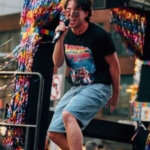 JJ Niemann Instagram - This performance fills us with 1.21 gigawatts of PRIDE! 🌈 Yesterday, the electrifying @jjniemann headed to Times Square to perform the “Power of Love” as part of Playbill’s Pride concert.

Cover photo: @heathergershonowitz