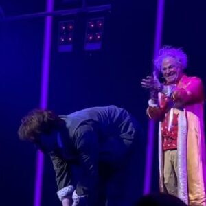 JJ Niemann Instagram - Thank you Roger *Art Director* Bart for helping me get the shot 😎
You have 5 more chances this weekend to come catch me as Marty and see our little skit! C u there xx
@bttfbway @rogerbartofficial 
•
•
•
•
•
#theatre #theatrekid #broadway #actor #martymcfly #musical #musicaltheatre #bttf #backtothefuture #martymcfly