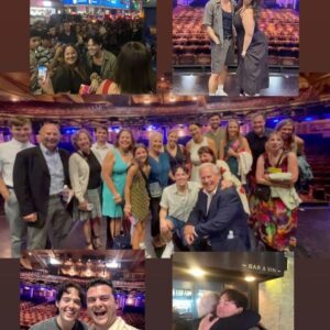 JJ Niemann Instagram - getting to live out your big dreams means absolutely nothing without the people you get to share it with. thank you to the dozens and dozens of besties & family members & wonderful humans who made it out the last few weeks to see me play Marty 🫶🏼 means the absolute world to get to share this with you all! x