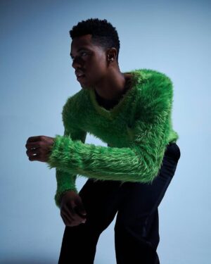 Jabari Banks Instagram - So much love, but honestly…..we’re just getting started ⭐️ 
@mood__magazine 

Thank you @amiri 

Photography  @anthony__giovanni 

Fashion @edwin.j.ortega 

Grooming @hadeelsittu 

Words @captain.ronald 

PR @theledecompany