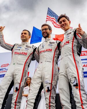 Jack Aitken Instagram - 2023 IMSA GTP Champions, in the Overall, Endurance, and Manufacturer’s titles. Clean sweep. 🏆🏆🏆

In typical IMSA style, we lost the race and title about 6 times and then won it back 6 times 😂 A topsy-turvy 10 hours, we were constantly fighting different cars for seemingly championship-winning positions, whether it was the #10 Acura, the #6 or #7 Porsche, the #25 BMW… Everyone had a moment when it looked like it was going their way. Early on we had setbacks, with a collision in pitlane giving us damage to repair and a penalty for running the red light at pit exit. We went a lap down, which could’ve been the end of our hopes, but we pulled it back on a caution and slowly worked our way back to the front. Alexander pulled an absolutely mammoth stint in the middle of the race, so much so we had to pit him to stop him exceeding the 4 hour drive time limit!! I got in with just over half the race to go and spent most of my triple stint battling with the #10 on track supremacy, something that could’ve been vital going into the final portion of the race. We swapped back and forth as we blitzed through traffic, and I can say it was one of the most intense races I’ve ever had as I pulled out all the stops to race them. I came in with an hour and a half to go ahead of them, but behind the #01 Caddy, so a championship winning position. Not saying much, as things would turn upside down a few more times over before the race end! Pipo raced his heart out, and made sure he fought off the challenges of others as well as passing the BMWs at the end to ensure we had the points we needed. Just a thrilling race from start to finish, and fitting that all 3 of us had to pull absolutely huge efforts to get it done, not to mention the entire @whelenmotorsports and @cadillacvseries crew. They sacrificed so much over the last 18 months, and this is a fantastic reward that I’m happy to have played a part in helping. And a mention to our rivals, who pushed us all the way. 

#BeIconic #CadillacRacing 
@bcpix 📷