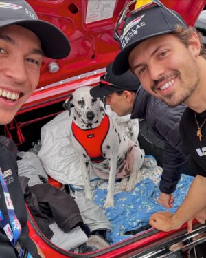 Jack Aitken Instagram - An insight in to how chaotic our Le Mans 2024 was with this photo dump 📸🐶☔️😵‍💫🏁

No silverware this year, but we finished. 

#LeMans24 #BeIconic #CadillacRacing @richardprincephoto