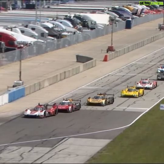 Jack Aitken - 4.2K Likes - Fair to say we’ve come away from the #Sebring12 battered and bruised, but thankfully @pipoderani is fine after being tagged by a GTD and having a monster shunt. It was a heart-stopping few seconds while Pipo was upside down and not yet radioing in.
We had some awesome battles along the way, and an incredibly fast @whelenmotorsports @cadillacvseries car, so it stings to lose a good result and a potential back to back. It just means we know we are wicked fast, and will be hunting for wins next time out… 😉
Even if we didn’t get the W on track, home-made pizza by the campers lit by fireworks counts as W in the catering department for me.
#BeIconic #CadillacRacing