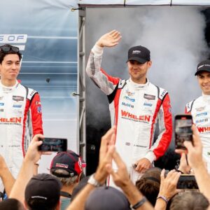 Jack Aitken Instagram - Fair to say we’ve come away from the #Sebring12 battered and bruised, but thankfully @pipoderani is fine after being tagged by a GTD and having a monster shunt. It was a heart-stopping few seconds while Pipo was upside down and not yet radioing in. 

We had some awesome battles along the way, and an incredibly fast @whelenmotorsports @cadillacvseries car, so it stings to lose a good result and a potential back to back. It just means we know we are wicked fast, and will be hunting for wins next time out… 😉 

Even if we didn’t get the W on track, home-made pizza by the campers lit by fireworks counts as W in the catering department for me.

#BeIconic #CadillacRacing