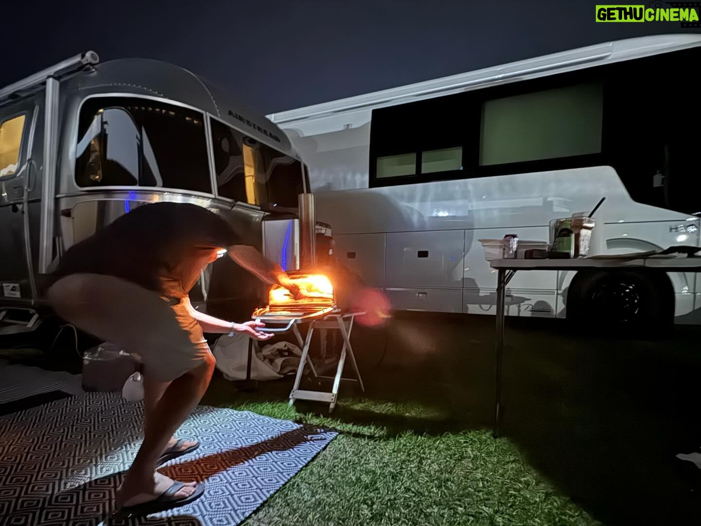 Jack Aitken - 4.2K Likes - Fair to say we’ve come away from the #Sebring12 battered and bruised, but thankfully @pipoderani is fine after being tagged by a GTD and having a monster shunt. It was a heart-stopping few seconds while Pipo was upside down and not yet radioing in.
We had some awesome battles along the way, and an incredibly fast @whelenmotorsports @cadillacvseries car, so it stings to lose a good result and a potential back to back. It just means we know we are wicked fast, and will be hunting for wins next time out… 😉
Even if we didn’t get the W on track, home-made pizza by the campers lit by fireworks counts as W in the catering department for me.
#BeIconic #CadillacRacing