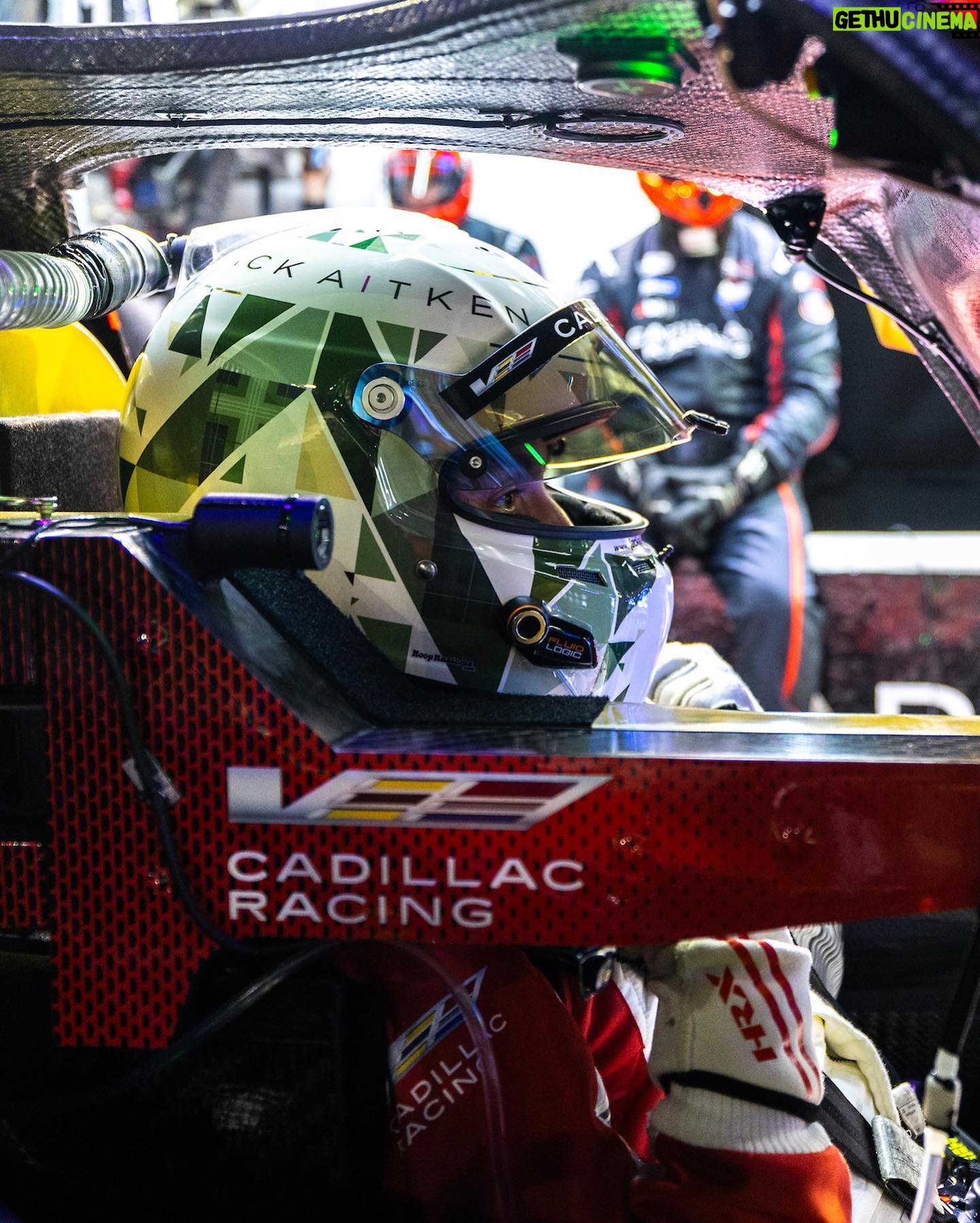 Jack Aitken - 5.7K Likes - Golly that one hurts. 2nd by just a couple of seconds in the Rolex Daytona 24. Nearly 24 hours of fighting for inches of tarmac, gathering energy for ‘one’ more push, willing your teammates on with all your heart, trying not to think about the end result whilst only thinking of how to get there. Coming that close means all the hope that crept up on you in the final stages gets crushed, and it stings. But we had a good race.
Those who missed it, we were circulating in the top positions nearly all race long, and everyone in the team was flawless. Pipo and I pulled longer stints during the night hours as we tried to rest up Tom for the final sprint, let him sleep as we worked to keep the car healthy and near the front. It looked to work perfectly, as he pulled a beautiful move on the #7 Porsche with just over an hour to go for the lead. We thought that was the win right there. Sadly, a caution came out shortly after. We are the first pit box in pitlane, which means our rivals can watch us and ‘short’ their fuel stop to jump ahead of us. They then simply have to save a touch more fuel, and hold that position. This is exactly what happened, and we felt powerless watching on, despite Tom putting in a heroic effort to try and pass again.
2nd at Daytona is not to be sniffed at, and it bodes well for the year ahead. A huge thank you to Pipo, Tom, Whelen Engineering and Cadillac Racing for creating this awesome crew. And hats off to Porsche Penske and their drivers, it was a heck of a battle.
#BeIconic #CadillacRacing
@bcpix @alelbuth 📸