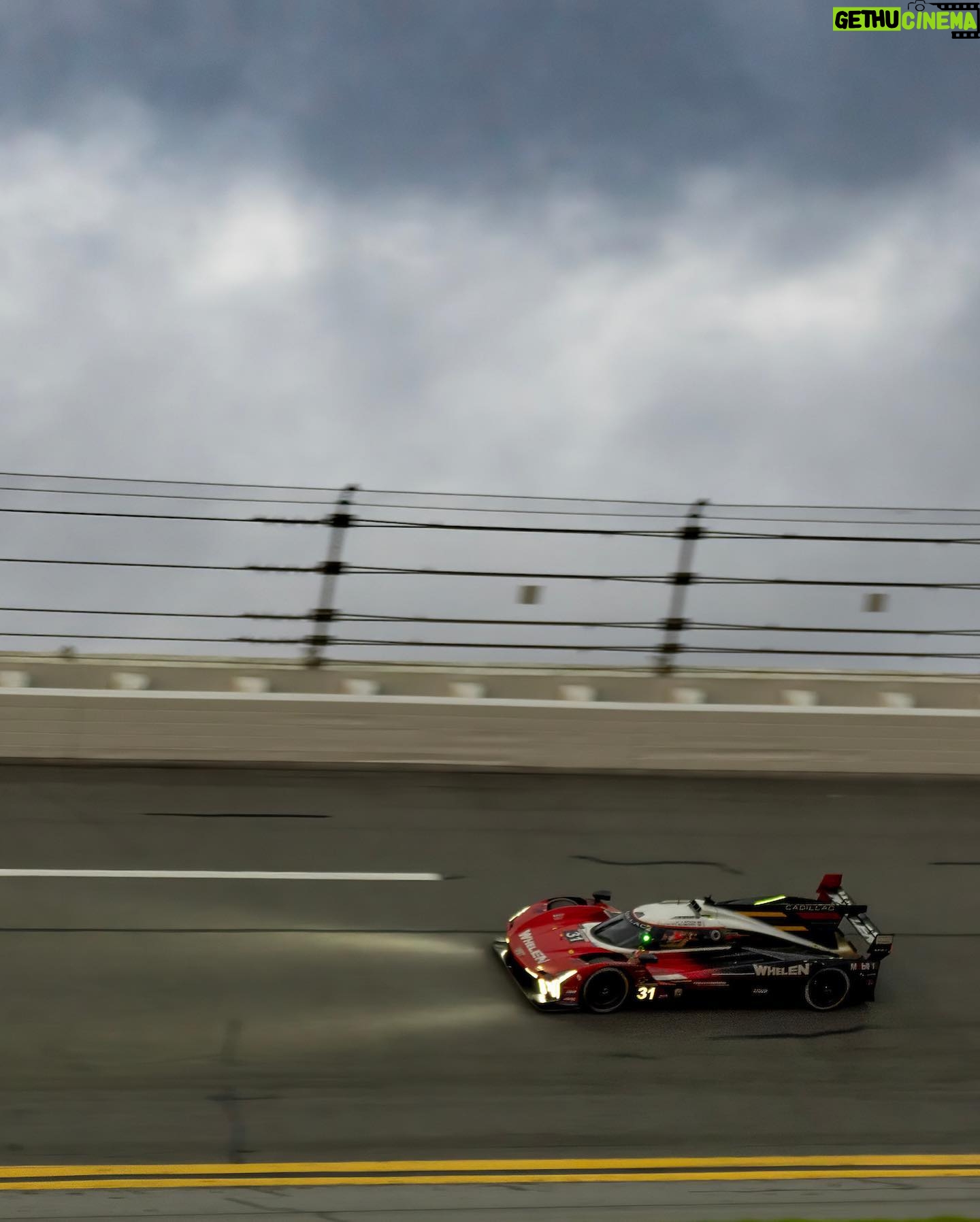 Jack Aitken - 5.7K Likes - Golly that one hurts. 2nd by just a couple of seconds in the Rolex Daytona 24. Nearly 24 hours of fighting for inches of tarmac, gathering energy for ‘one’ more push, willing your teammates on with all your heart, trying not to think about the end result whilst only thinking of how to get there. Coming that close means all the hope that crept up on you in the final stages gets crushed, and it stings. But we had a good race.
Those who missed it, we were circulating in the top positions nearly all race long, and everyone in the team was flawless. Pipo and I pulled longer stints during the night hours as we tried to rest up Tom for the final sprint, let him sleep as we worked to keep the car healthy and near the front. It looked to work perfectly, as he pulled a beautiful move on the #7 Porsche with just over an hour to go for the lead. We thought that was the win right there. Sadly, a caution came out shortly after. We are the first pit box in pitlane, which means our rivals can watch us and ‘short’ their fuel stop to jump ahead of us. They then simply have to save a touch more fuel, and hold that position. This is exactly what happened, and we felt powerless watching on, despite Tom putting in a heroic effort to try and pass again.
2nd at Daytona is not to be sniffed at, and it bodes well for the year ahead. A huge thank you to Pipo, Tom, Whelen Engineering and Cadillac Racing for creating this awesome crew. And hats off to Porsche Penske and their drivers, it was a heck of a battle.
#BeIconic #CadillacRacing
@bcpix @alelbuth 📸