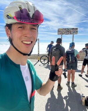 Jack Aitken Instagram - I did a painful thing, and I’ve been trying to think of a caption that isn’t a humble-brag, and it’s difficult… I climbed Mont Ventoux from all 3 sides by bike in one ride, and I’m quite proud of it.

📊 Numbers 📊
Mt. Ventoux summits at just under 2,000m. 
On the long descents I hit a max speed of 80km/h.
I spent 5.5 hours climbing, the rest of the time was descending and transition miles.
Total calorie burn was 4,453.
To offset this I consumed over half a kilo of sugar and 4.7 litres of water.
All in all, I rode for just over 7 hours with less than an hour of stop time. 

I’d spent a while planning this ride, and that’s definitely half the fun, but actually following through and dealing with the suffering to finish it was a big achievement for me. I came close to quitting at the 2nd summit, as I was feeling low physically and mentally. The effort up to then, plus the heat on the lower slopes contrasted with the freezing mist and winds at the summit, was taking a toll. I also knew if I did the freezing half-hour descent through the clouds to the final climb, from Sault, I would have no option other than to climb it to get home. Thankfully, that being the ‘easiest’ side of Ventoux and the mental push of it being the last one helped me to finish it off! Even better, the clouds had burnt off by the time I got back to the summit, so I was rewarded with the warm sun as I collapsed to take the *three* selfie.

Definitely one of my less restful ‘holidays’ but I loved it. Thanks to @jimbobarooney_d and @maxaitken49 for the good vibes and bottle hand up, and @sramroad, @zippspeed, @sportful_uk and @viresvelo for the exceptional kit, run down below:

Factor Ostro V.A.M. 
Sram Red AXS (48-35 and 10-33 gearing, needed a lower gear!)
Zipp 454 NSW Wheels and Conti GP5000 S TR set up tubeless (🤤)
Sportful Bomber Jersey (comfy aero 👌🏻)
Sportful LTD Bibshorts
Sportful Hot Pack Norain Jacket (perfect for the chilly descents)