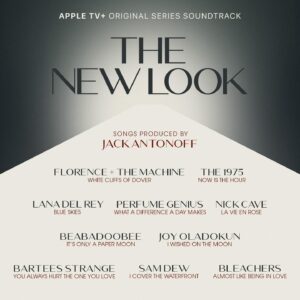 Jack Antonoff Instagram - announcing the soundtrack i made for the new show by adam kessler ‘the new look’ 

this will be the first release on my label, shadow of the city, through dirty hit. im thrilled! 

loved every minute of re-making these war time songs with some of my favorite artist. 

album out april 3rd on shadow of the city 
first track jan 31 …..

track list:

1. florence and the machine - white cliffs of dover
2. the 1975 - now is the hour
3. lana del rey - blue skies 
4. perfume genius - what a difference a day makes 
5. nick cave - la vie en rose 
6. beabadoobee - its only a paper moon
7. joy oladokun - i wished on the moon
8. bartees strange - you always hurt the one you love
9. sam dew - i cover the waterfront 
10. bleachers - almost like being in love

@sharp_stick @olijacobs1 @jack_m_manning @electricladystudios @jamieoborne @edbl0w @dirtyhit @carrgregs @champagneperdi @madgirlrirri @chloepacee @appletv