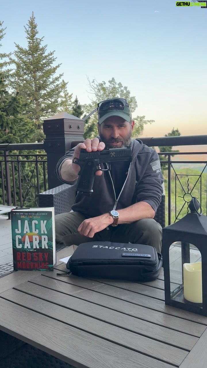 Jack Carr - 8.2K Likes - Sincerely appreciate my friends at @staccato2011 sending me a gift to commemorate the publication of RED SKY MOURNING. The Staccato C with full-size grips starts shipping later this summer and can be found in the pages of my new novel. Which character straps on the Staccato? Find out on Tuesday.
Have a great weekend!
@parkcitygunclub
#JackCarr #JackCarrUSA #RedSkyMourning #JamesReece #Staccato2011