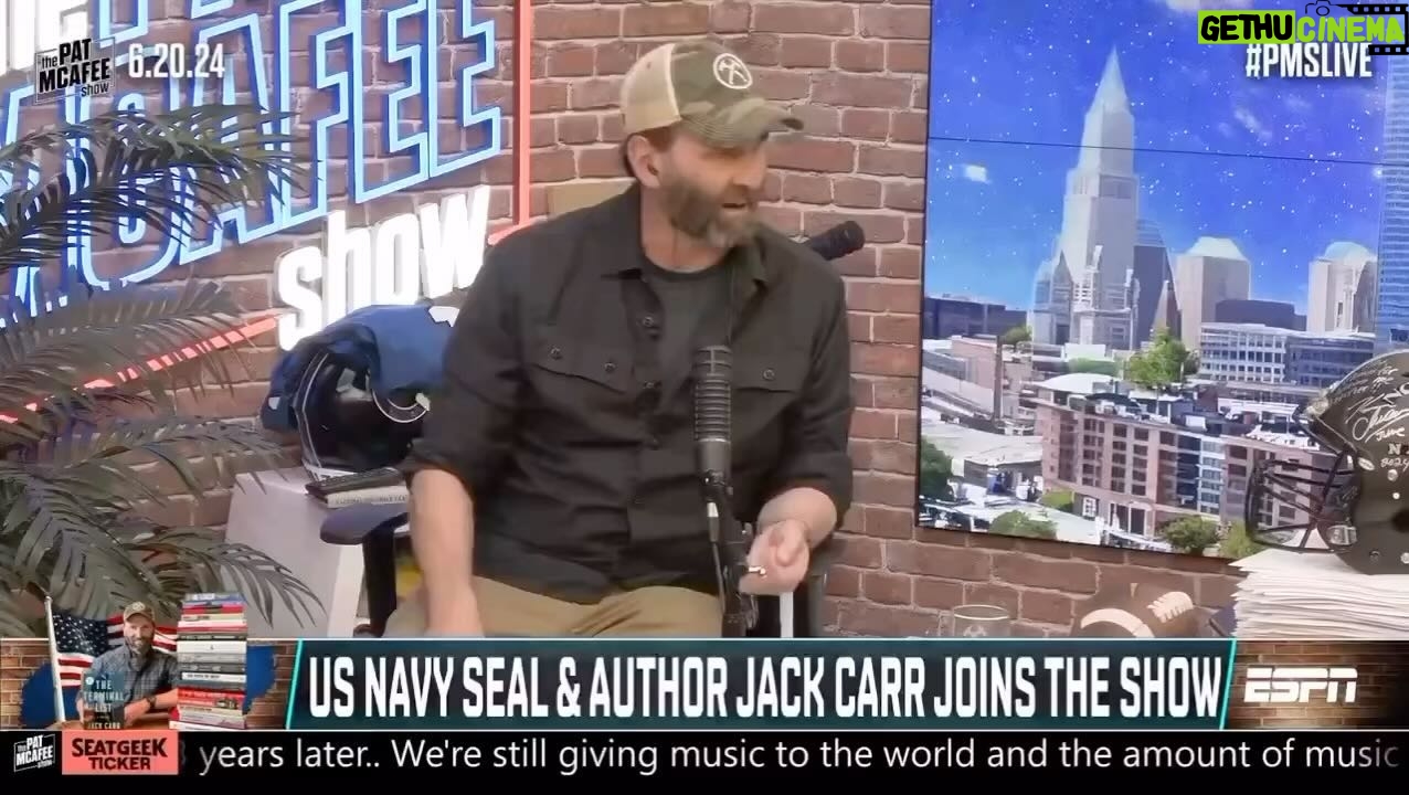 Jack Carr - 7.1K Likes - Close one on the @patmcafeeshow yesterday. I’m just glad I travel with my boom stick. 🇺🇸
#Repost @patmcafeeshow Good morning beautiful people..
At the end of yesterday’s show a startling and eery power outage took place in our ThunderDOME.. It shut down our progrum abruptly and left A LOT of folks worried and confused..
I, just like the rest of the boys, saw the assumptions of the Wyatt Sick6 being the culprits.. and that we might be dead.
We were gonna address those rumors earlier but didn’t think anybody would ever understand without actually seeing what happened..
So, we gathered all of our Generator Powered security camera footage to explain..
And all we can say is..
🗣🗣 THANK GOD FOR @jackcarrusa