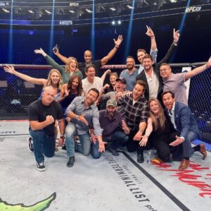 Jack Carr Instagram - Thinking back to an epic night at UFC 276 in Vegas on July 2, 2022 to celebrate THE TERMINAL LIST on Prime Video.

#TheTerminalList #ChrisPratt #PrattPrattPratt #JamesReece #JackCarr #JackCarrUSA #UFC