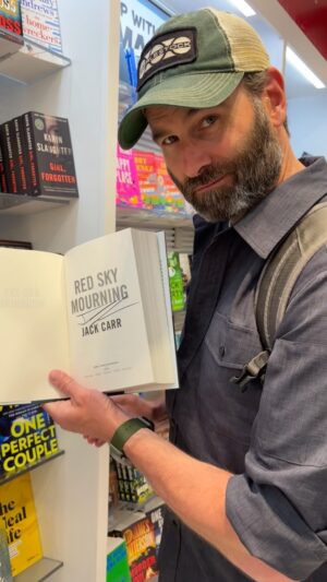 Jack Carr Instagram - Find signed editions of RED SKY MOURNING at the Dallas Fort Worth, Houston, and Indianapolis airports.  Happy hunting! 

#JackCarr #JackCarrUSA #RedSkyMourning #JamesReece #SignedBooks