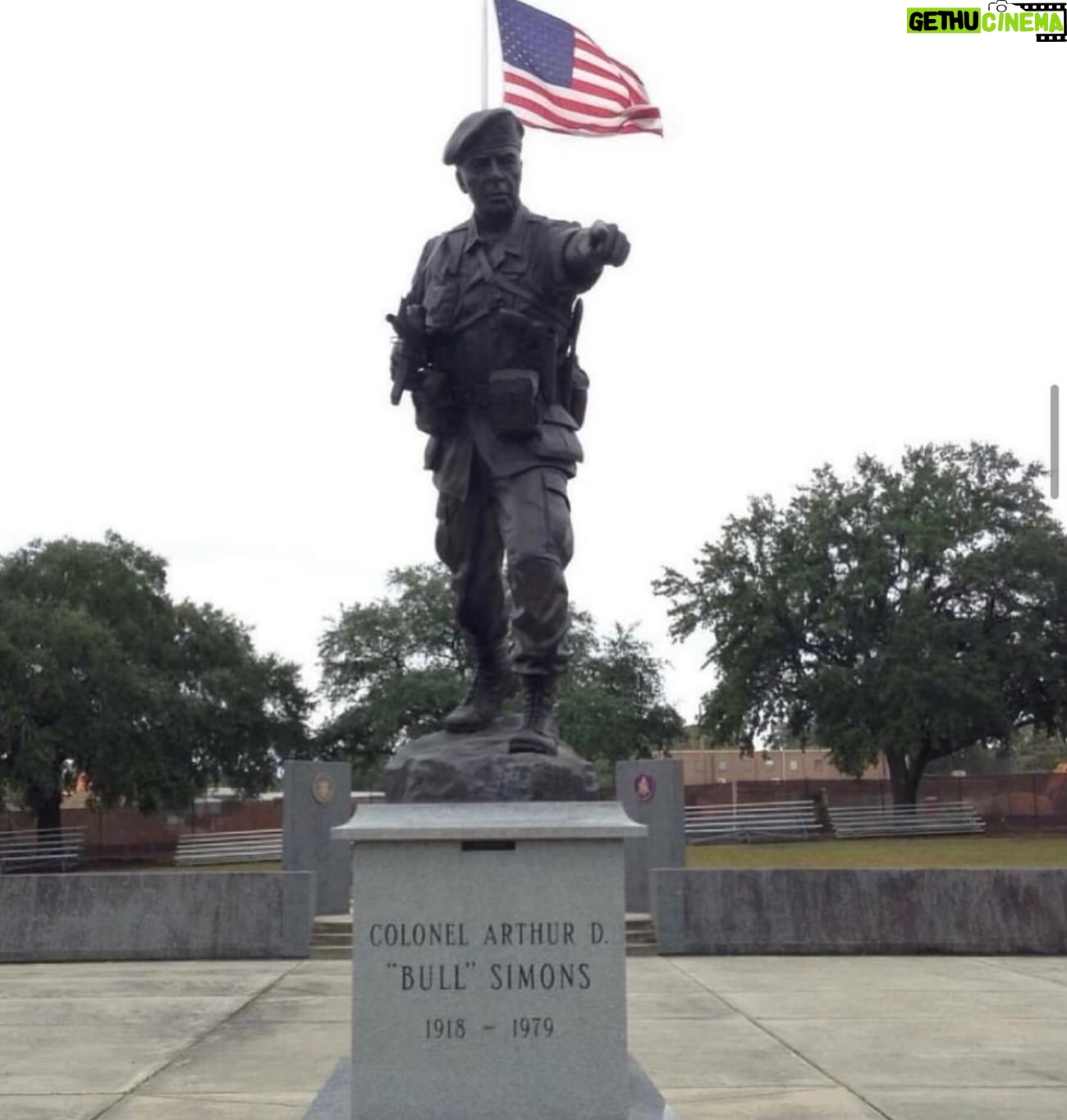 Jack Carr - 4.9K Likes - Special Operations legend Arthur D. “Bull” Simons was born on this day in 1918. His service spanned World War II through Vietnam to include the Raid at Cabanatuan in the Philippines and the Son Tay Raid in North Vietnam. In 1979 he was hired by Ross Perot to plan and lead a mission to rescue two Electronic Data Systems employees arrested in the Iranian Revolution and imprisoned in Iran. That rescue mission is detailed in the book ON WINGS OF EAGLES by Ken Follett.
•
I was able to spend time with Mr. Perot on two occasions, talk about the mission in Iran and see artifacts from Son Tay. Some of those pictures are included in this post.
•
Colonel Simons’ legacy is honored with a statue at the JFK Special Warfare Museum facing the John F. Kennedy Special Warfare Center and School, Fort Bragg, North Carolina. On one side of its base are the words:
“HISTORY TEACHES THAT WHEN YOU BECOME INDIFFERENT AND LOSE THE WILL TO FIGHT SOMEONE WHO HAS THE WILL TO FIGHT WILL TAKE OVER.”
-COLONEL “BULL” SIMONS / SON TAY RAID / NOVEMBER 21, 1970.
On the other side are the words:
WHO WILL GO? “SEND ME.”
•
His headstone in Barrancas National Cemetery, Section 36, Site 1956 reads:
ARTHUR
DAVID
SIMONS
COL
US ARMY
WORLD WAR II
KOREA
VIETNAM
JUN 28 1918
MAY 21 1979
•
#BullSimons #USArmy #SpecialForces #SpecialOperations #Legend